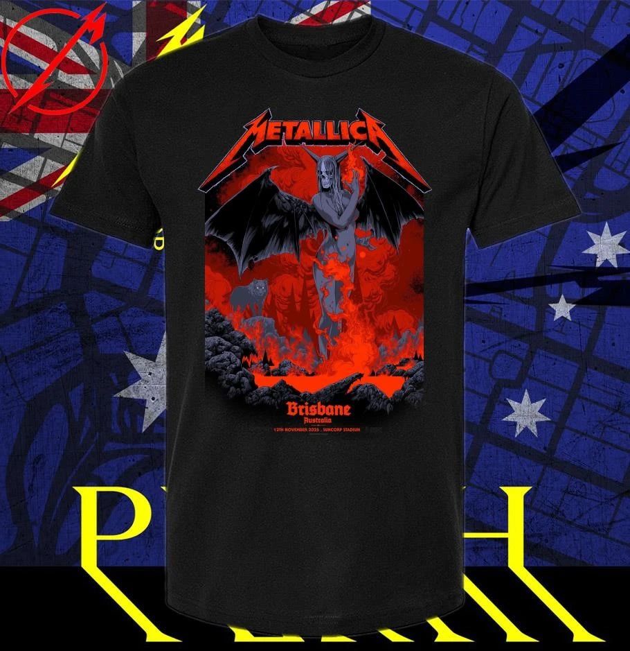 Metallica M72 Brisbane Pop Up Shop Tee By Ken Taylor On November 12 2025 Brisbane Australia Limited T-Shirt
