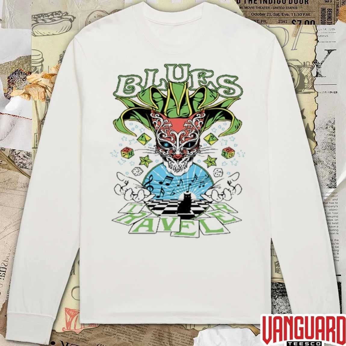 Blues Traveler Gambler Graphic 2026 Rock Music Concert t-shirt