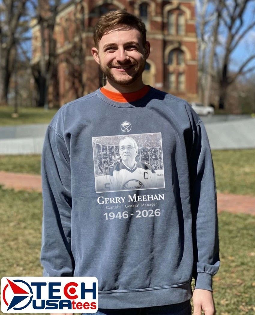 Buffalo Sabres Gerry Meehan Captain General Manager 1946-2026 shirt