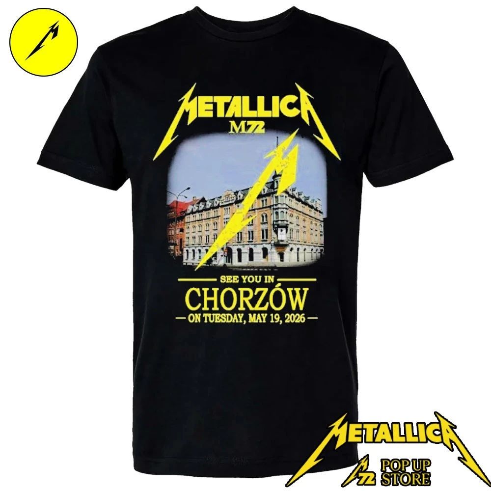 Metallica M72 Chorzow Exclusive Tee See You In Chorzow On Tuesday May 19 2026 Shirt