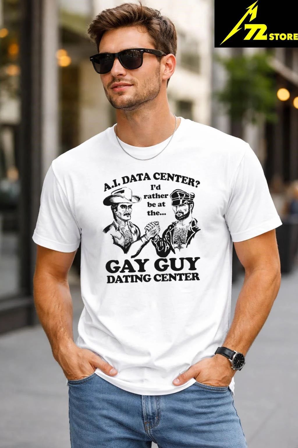 I’d Rather Be At The Gay Guy Dating Center Shirt