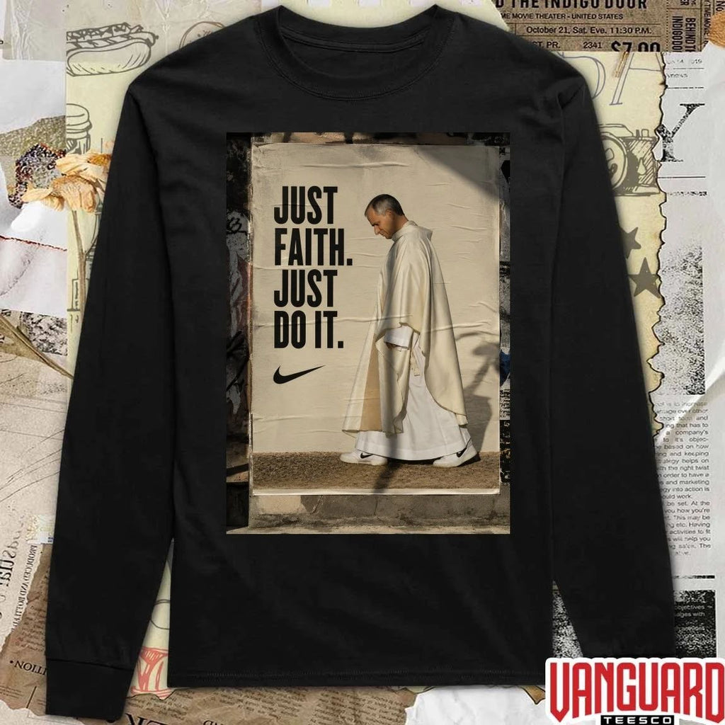 Pope Leo XIV Just Faith Just Do It 2026 t-shirt