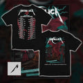 Metallica Cardiff Wales M72 World Tour European 2026 Red Dragon T-Shirt