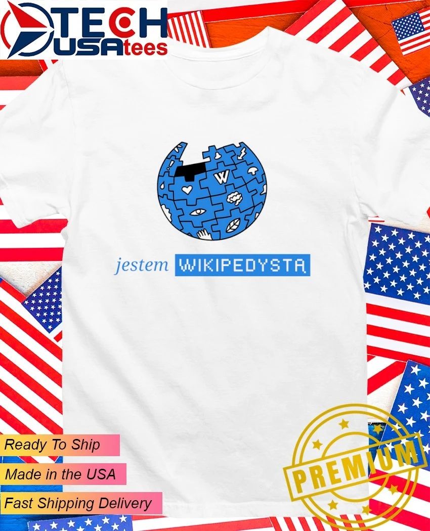 Jestem Wikipedysta logo shirt