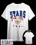 Stars on ICE Olympic 1992 Canada vs USA flags shirt