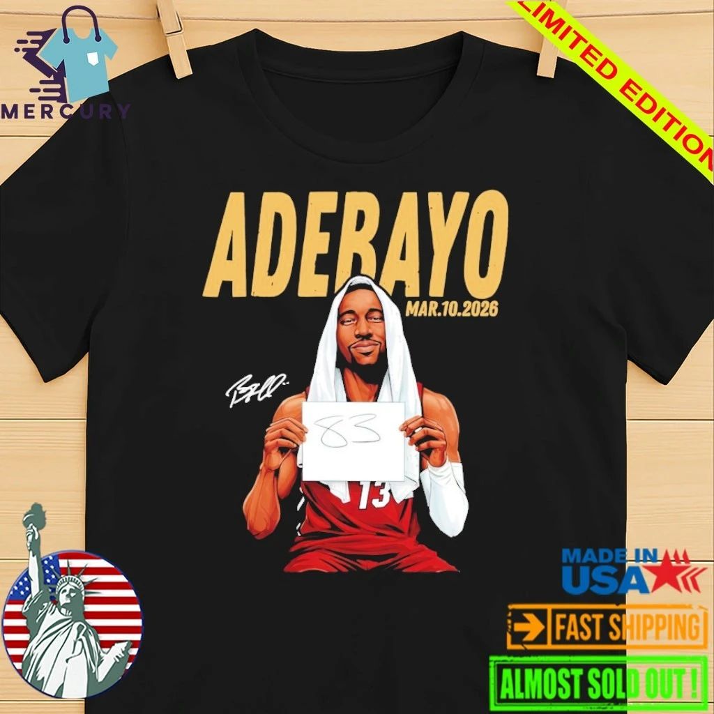 Bam Adebayo Miami 2026 History Adebayo #13 83 points For Bam NBA Signature Shirt