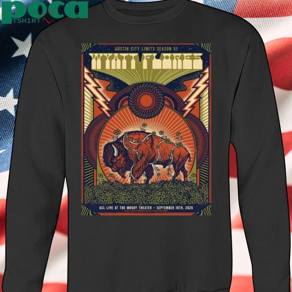 Wyatt Flores Austin City Limits Season 51 ACL Live At The Moody Theater On September 19 2025 Home Decor Poster T-shirt