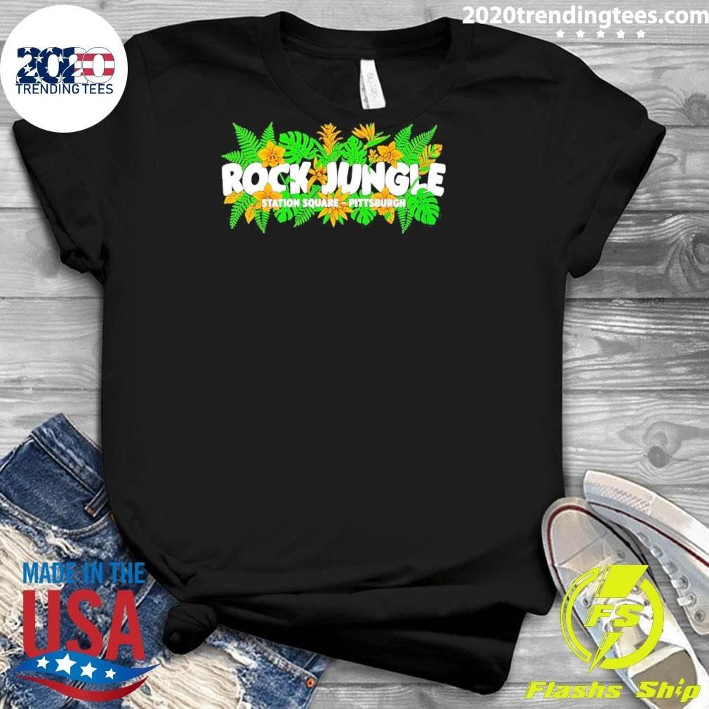 Rock Jungle Station Square Pittsburgh Tropical Shirt