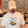 I Survived My Trip To NYC White car shirt