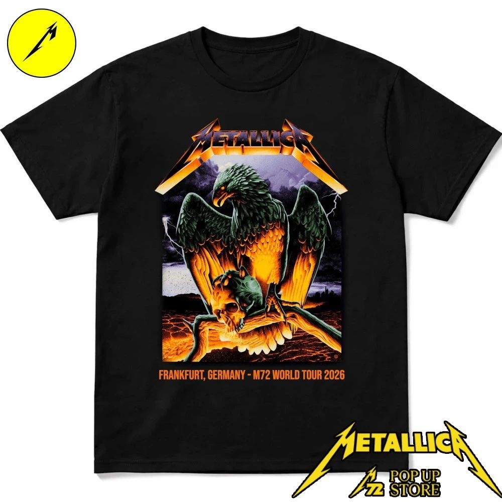 Metallica M72 Frankfurt Night 2 The Eagle T-Shirt – Deutsche Bank Park, Germany – May 24, 2026