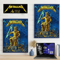 Metallica M72 Athens Limited Edition Art By Revolverdart At Olympic Stadium In Athens Greece On May 9 2026 Home Decor Poster
