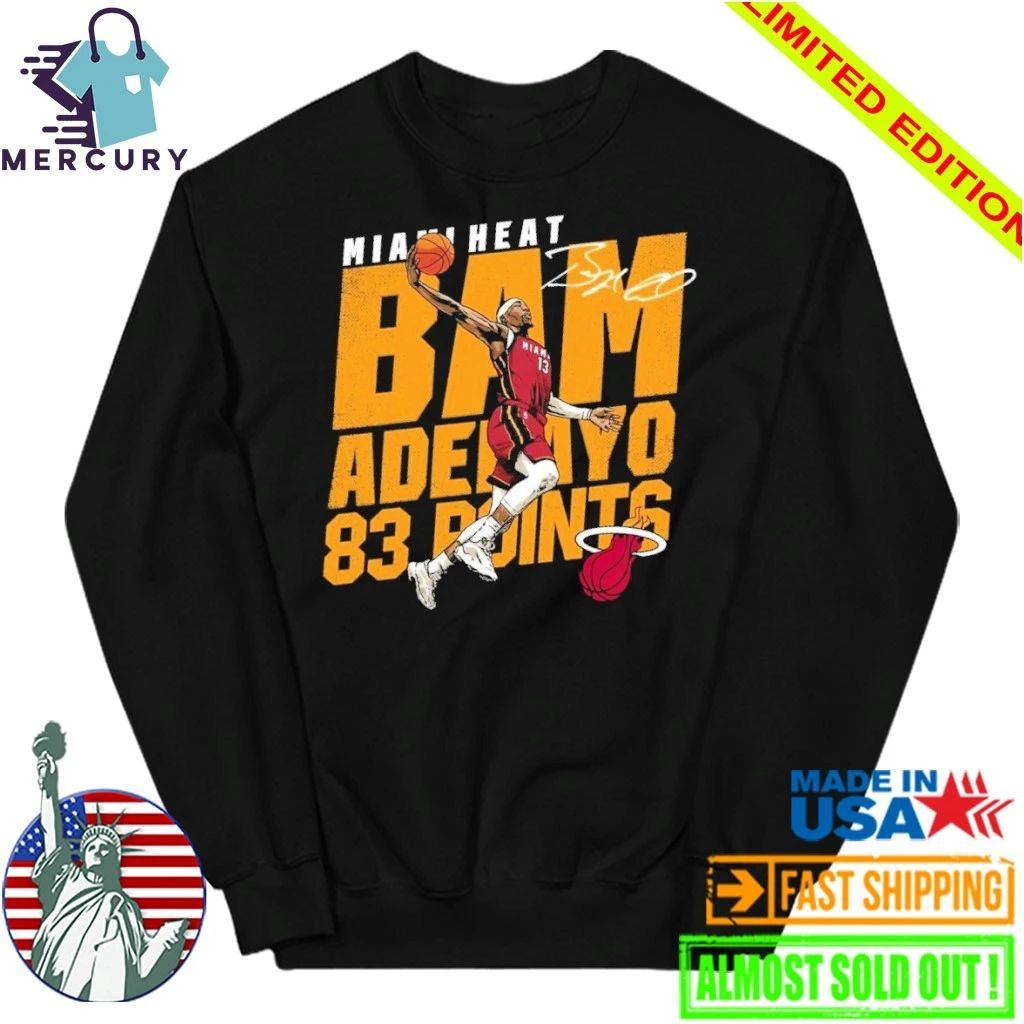 Miami Heat Bam Adebayo 83 Points Shirt