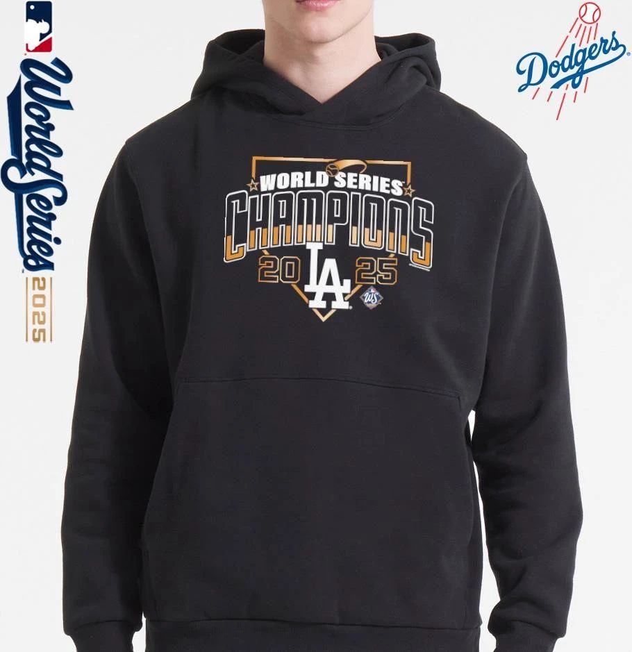Los Angeles Dodgers Mitchell & Ness 2025 World Series Champions Arch T-Shirt