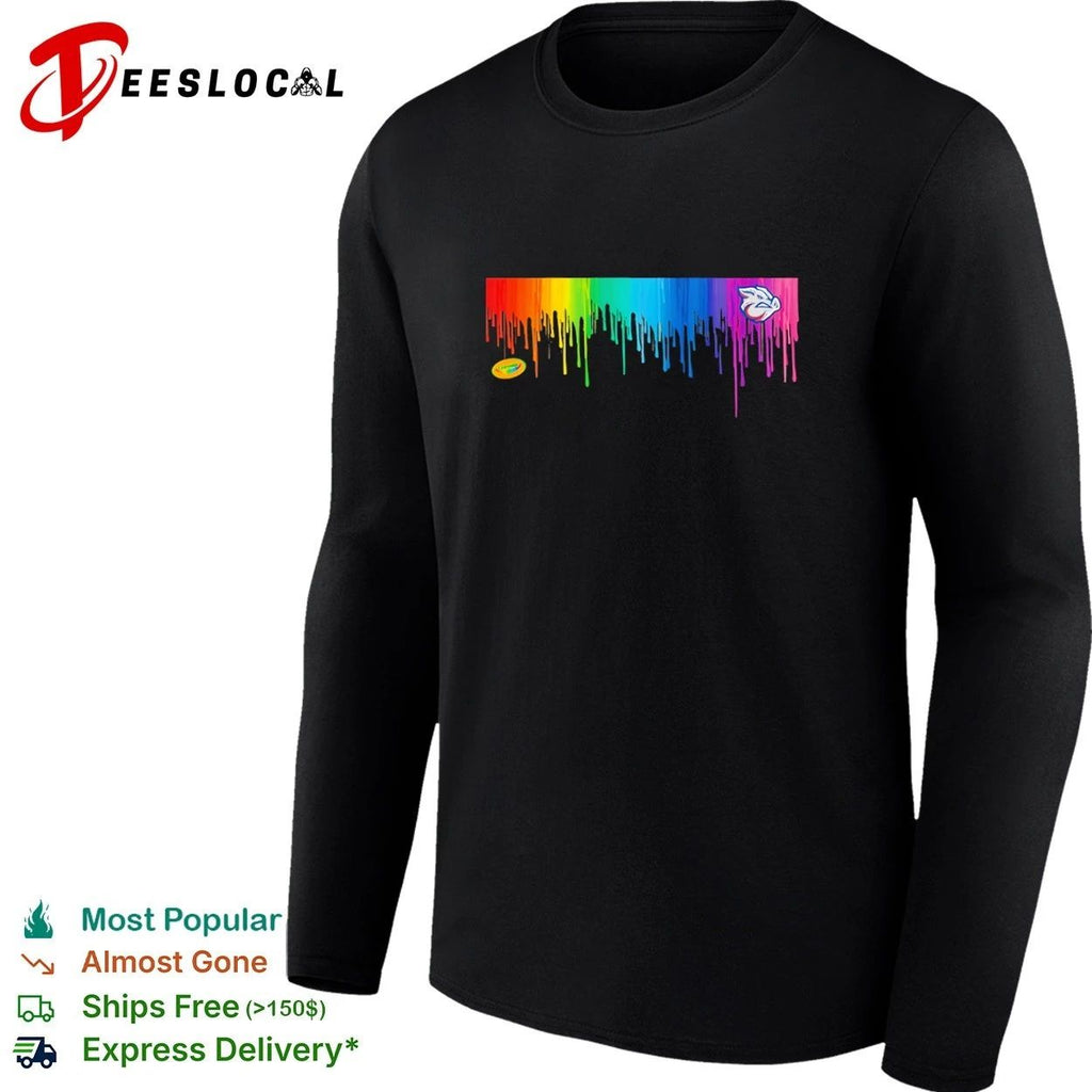 Crayola Paint Drip Lehigh Valley IronPigs T-shirt