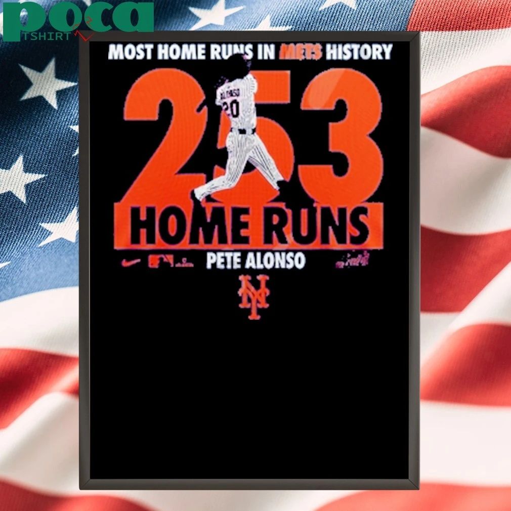New York Mets X Pete Alonso 253 Home Run King shirt