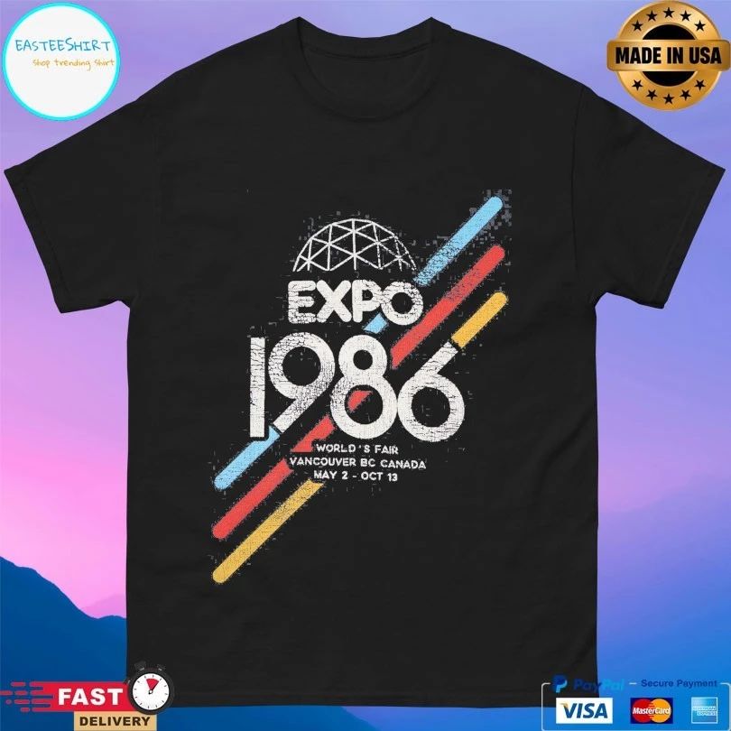 Expo 1986 World’s Fair Vancouver Bc Canada May 2 Oct 13 T-shirt