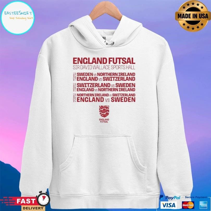 England Futsal Sir David Wallace Sports Hall T-shirts