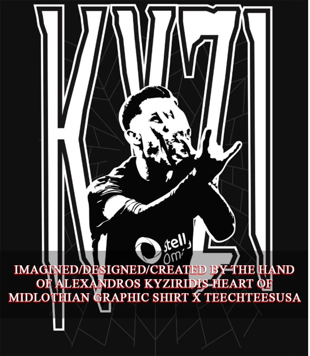 Alexandros Kyziridis Heart of Midlothian graphic shirt