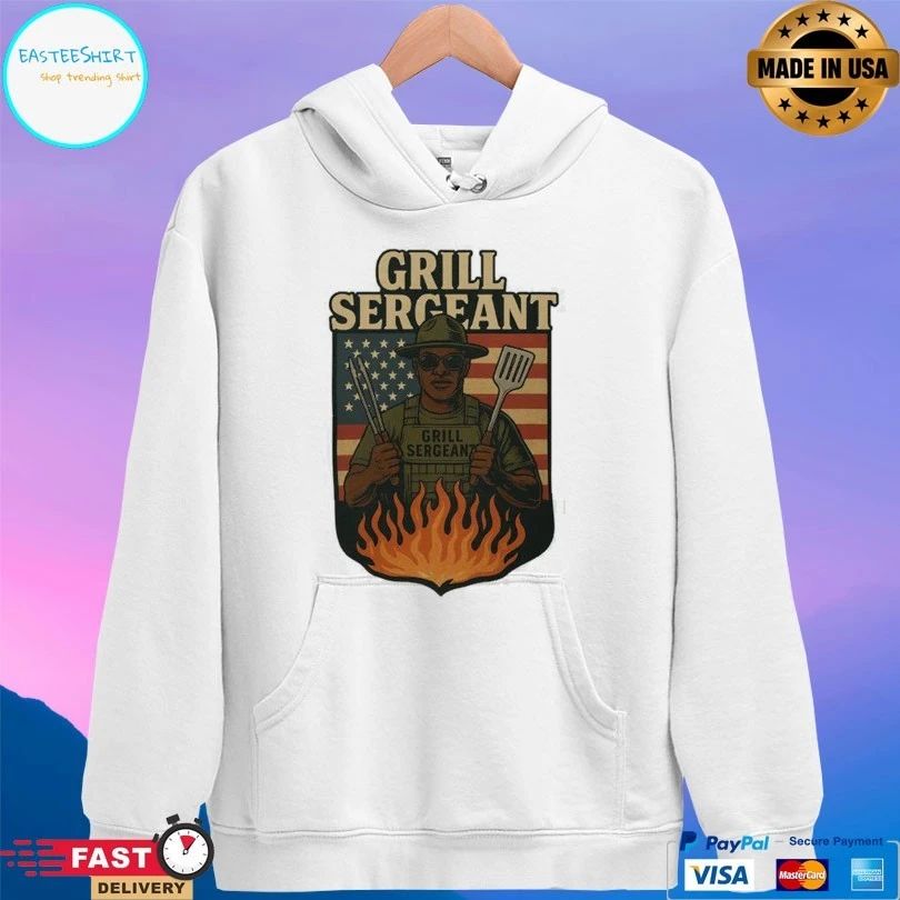 Grill Sergeant Graphic American T-shirt