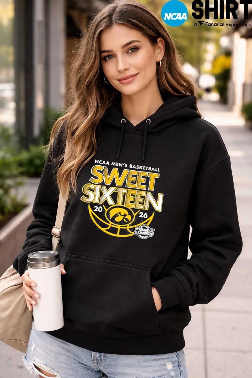 Iowa Hawkeyes Men’s Basketball 2026 Sweet Sixteen Shirt