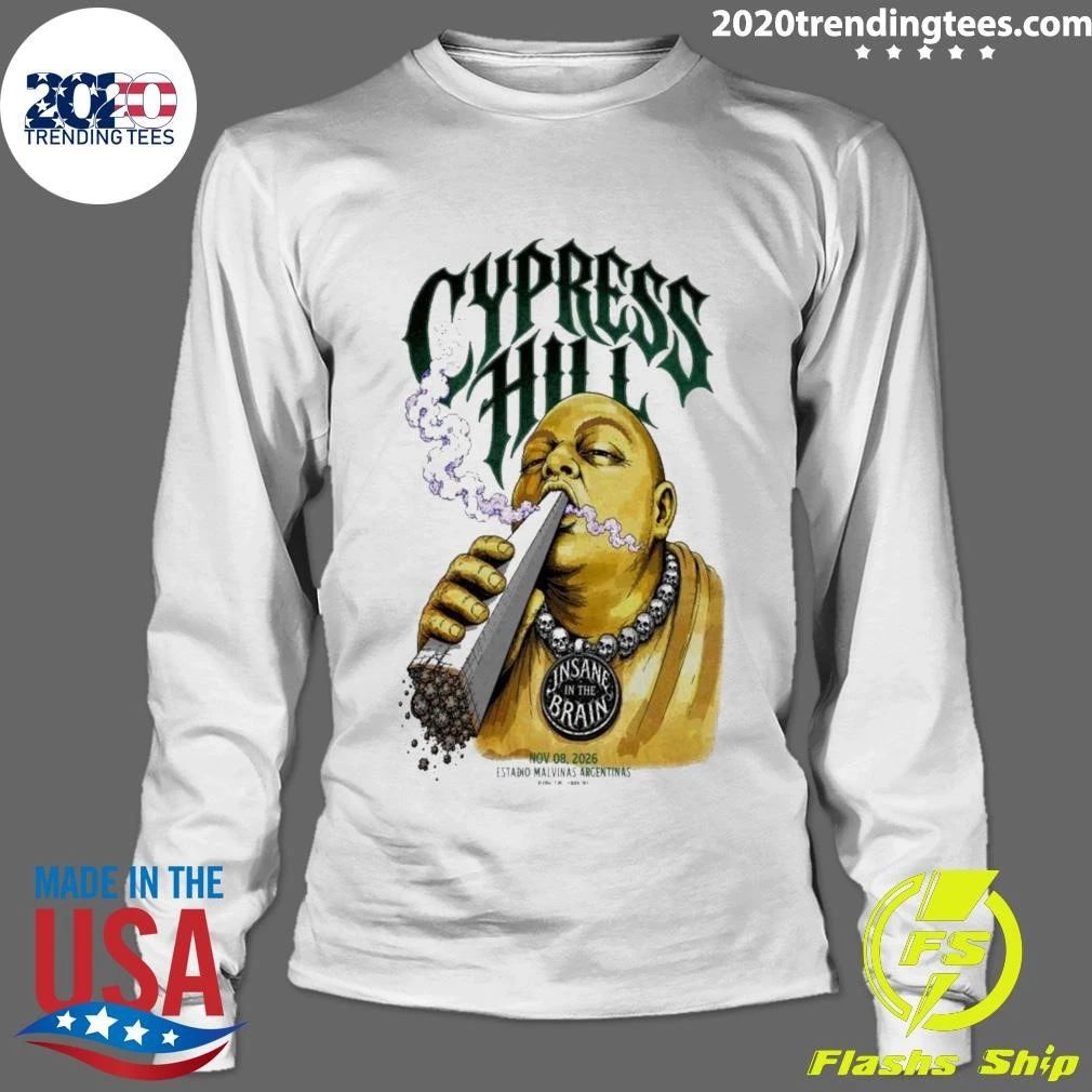 Cypress Hill Concert Buenos Aires, Argentina Nov 08 2026 Poster Shirt