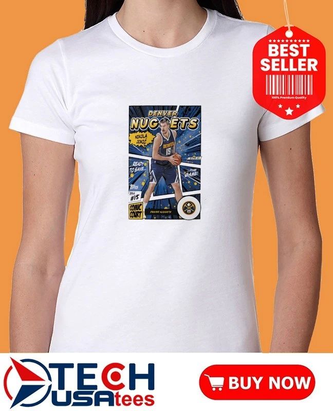 Nikola Jokić Denver Nuggets Topps comic shirt