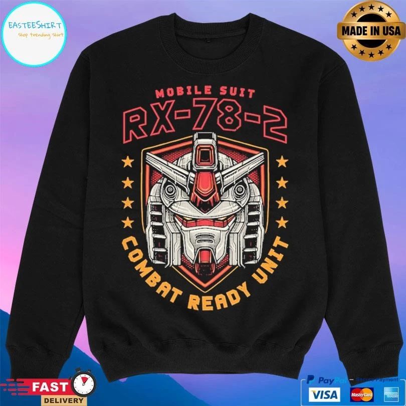 Mobile Suit Rx-78-2 Combat Ready Unit T-shirts