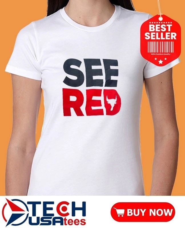 See Red Chicago Bulls shirt