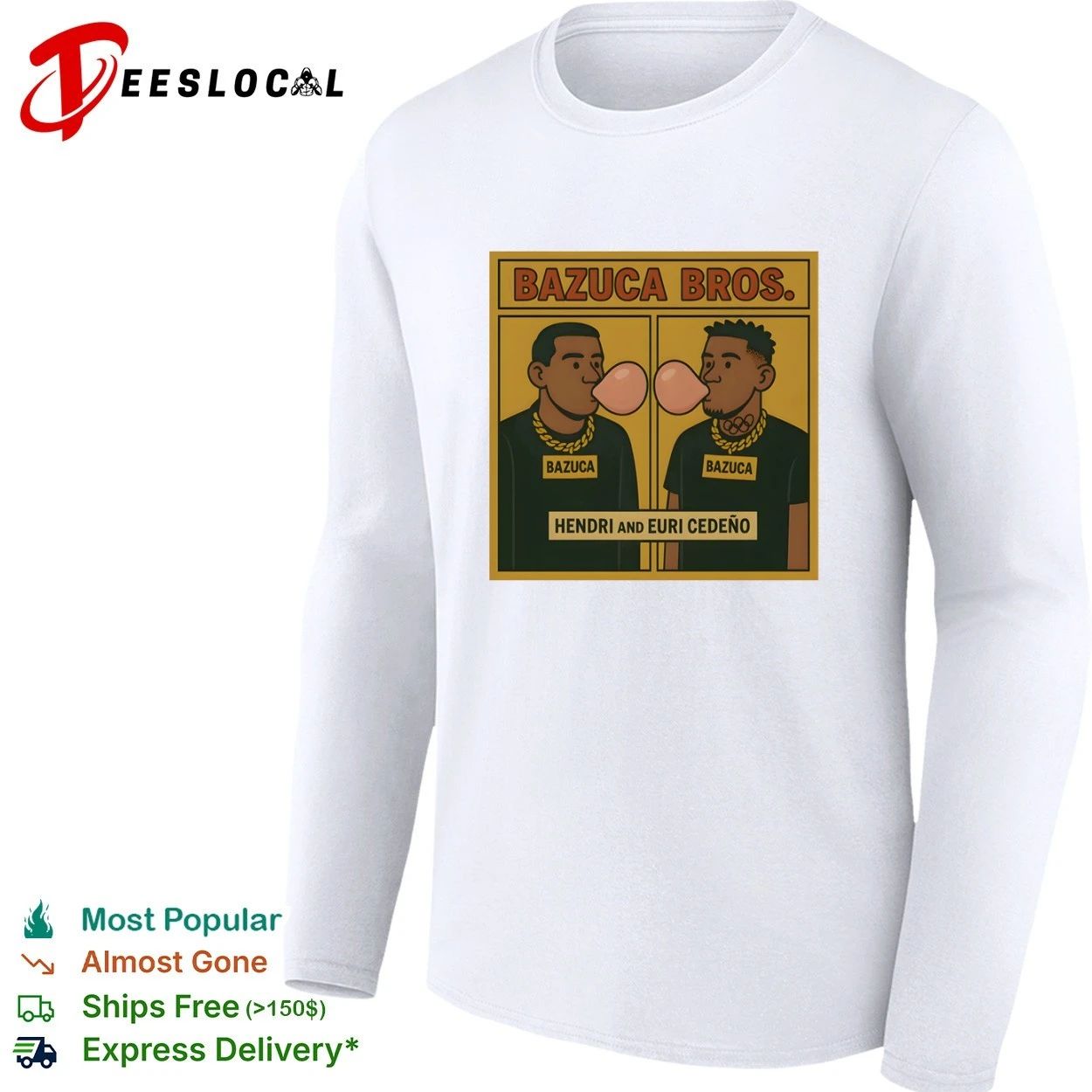 Bazuca Bros Hendri and Euri Cedeño Bubblegum T-shirt