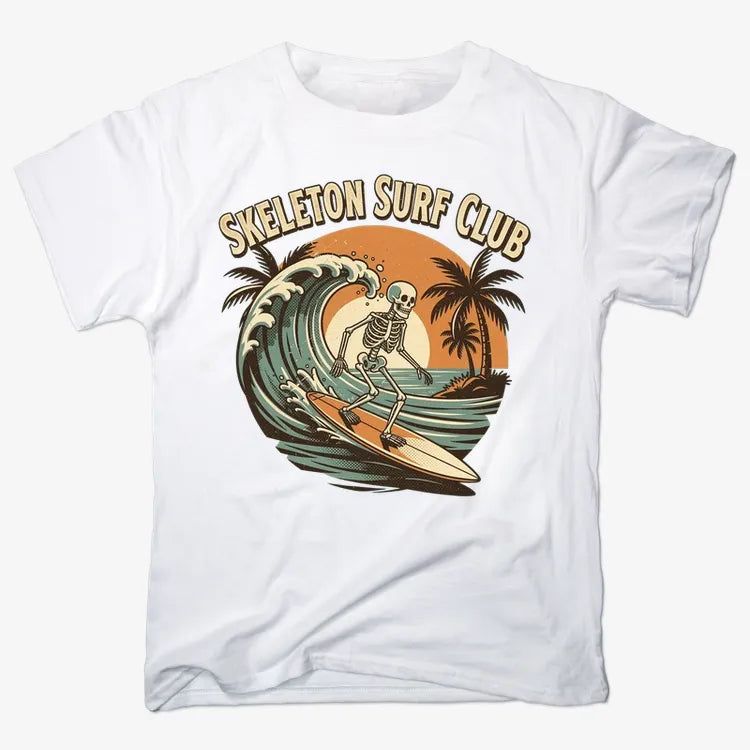 Skeleton Surf Club Tee