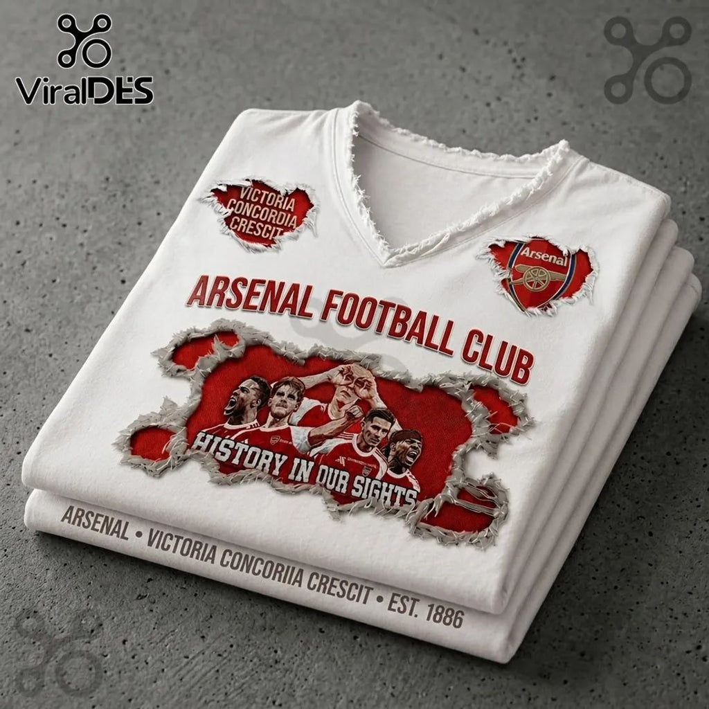 Arsenal Football Club Victoria Concordia Crescit Shirt