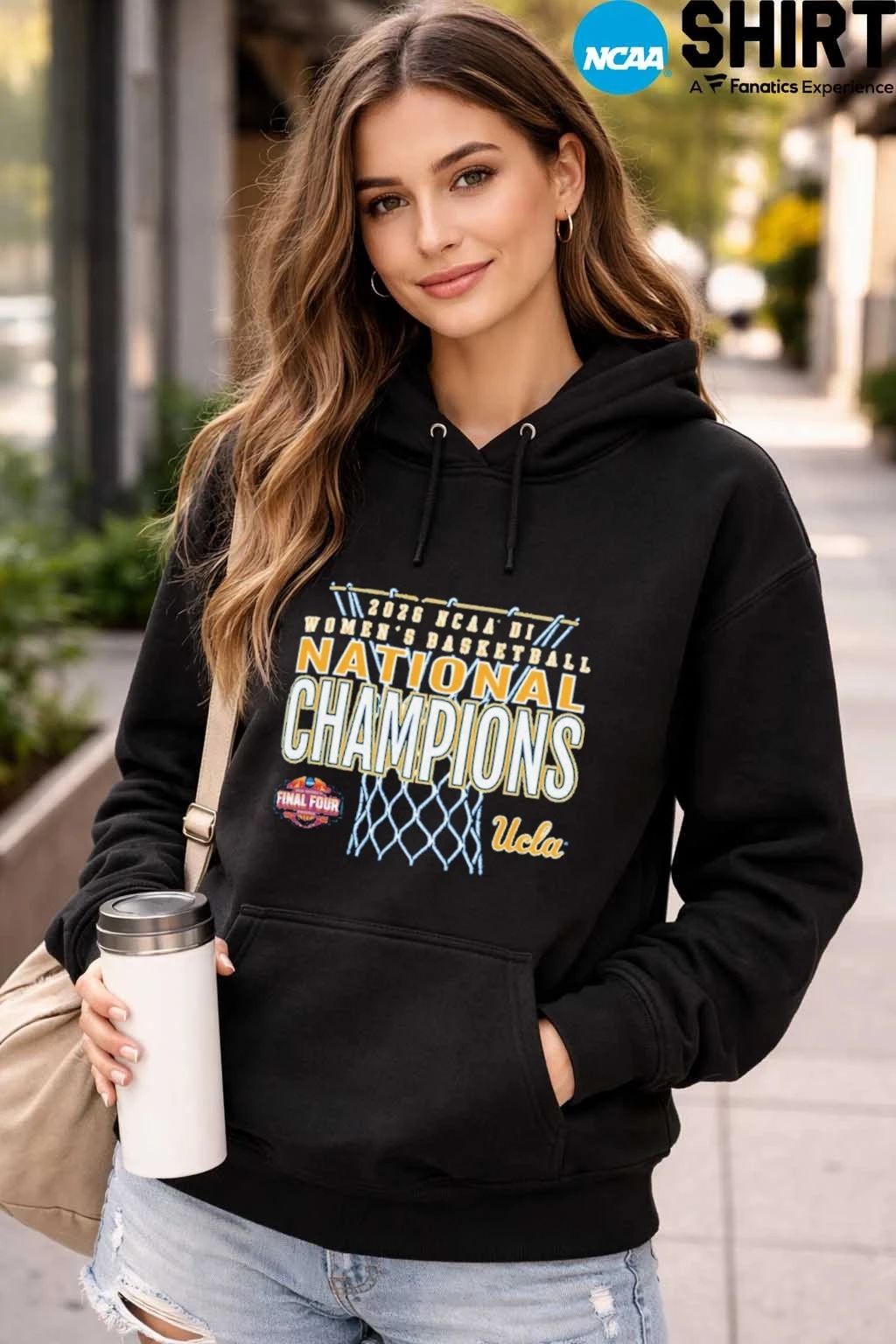 UCLA Bruins Champion 2026 NCAA Women’s Basketball National Champions Long Sleeve T-Shirt – Blue