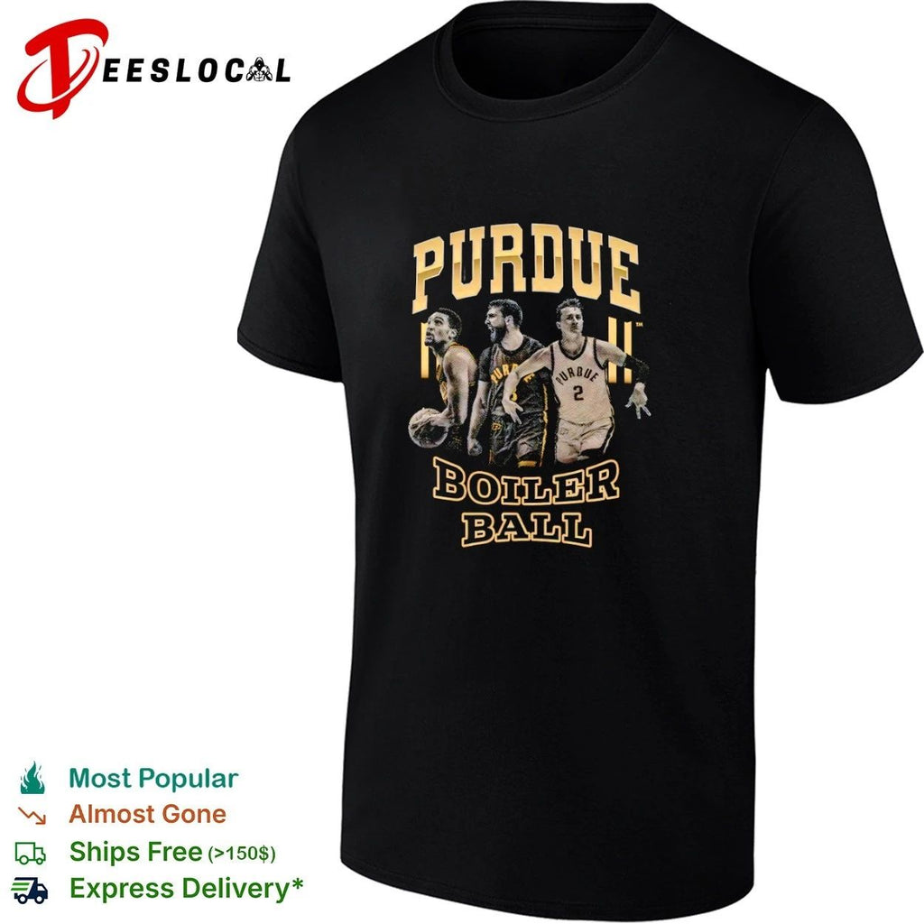 Purdue Boiler Ball Zach Edey Braden Smith Fletcher Loyer Purdue Boilermakers T-shirt