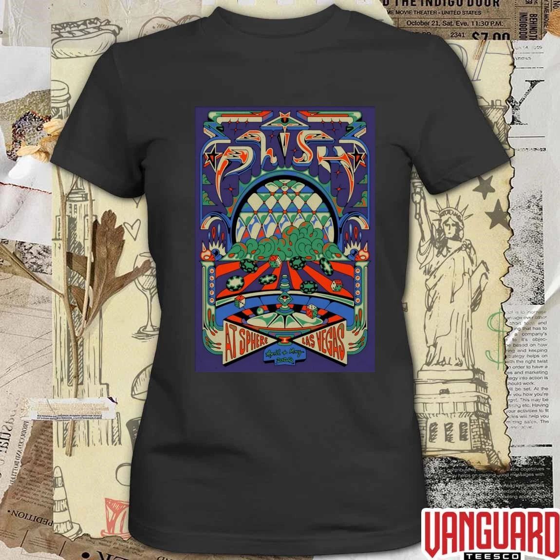 Phish Sphere Las Vegas April May 2026 Shows Poster t-shirt