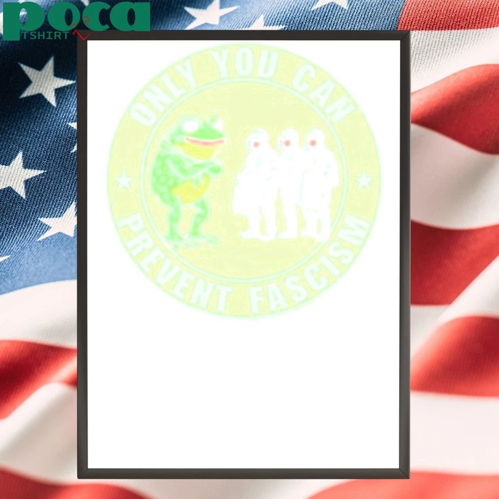 Portland Frog Only You Can Prevent Fascism logo T-Shirt