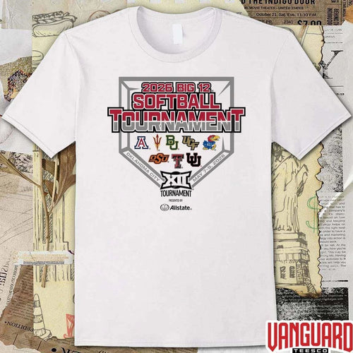 2026 Big 12 Pop Up Shop Now Softball Tournament Oklahoma City May 7-9 Allstate Logos t-shirt