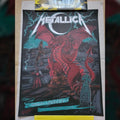 Metallica Poster 28th June 2026 Cardiff Wales Numbered