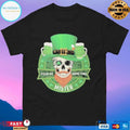 St Patrick’s Day Pour Me Something Mister Skull T-shirt