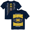 2026 Michigan Wolverines National Champions NCAA Men’s Basketball Bracket T-Shirt