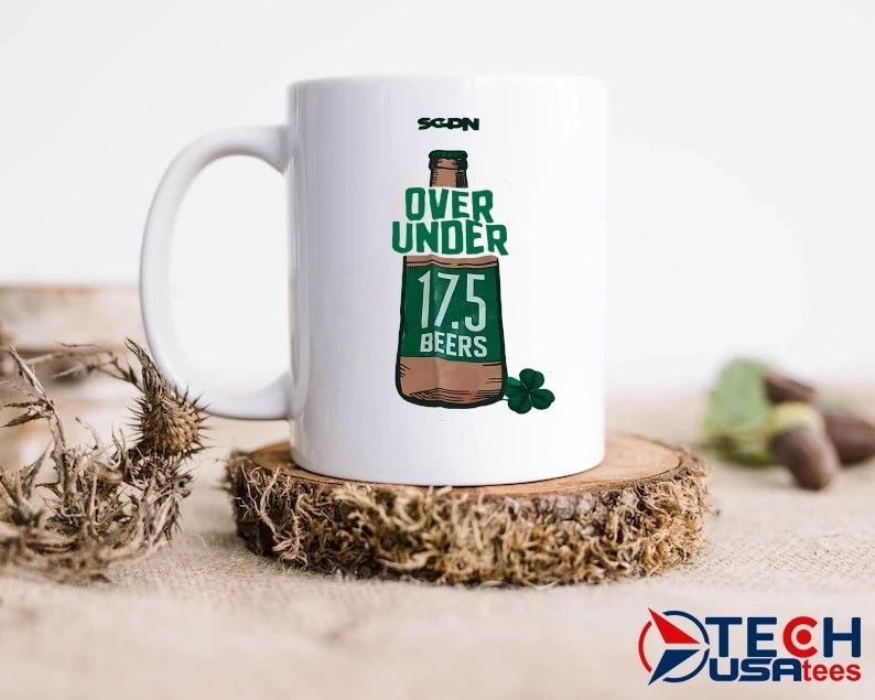 Over under 17.5 beers St. Patrick’s Day shirt