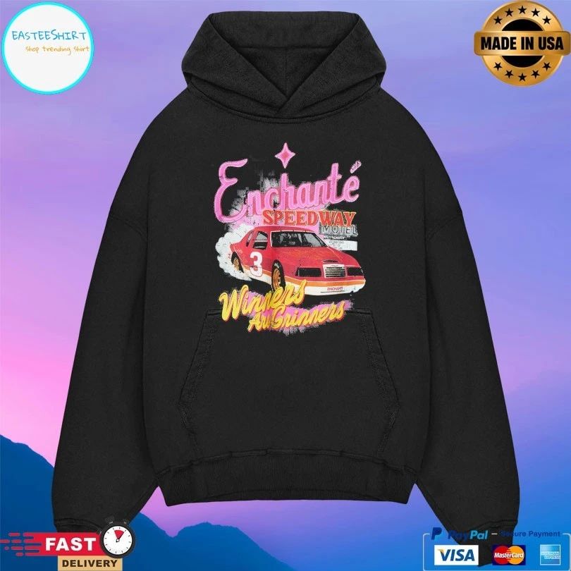 Enchante Speed Way Motel Winners Are Grinners T-shirt