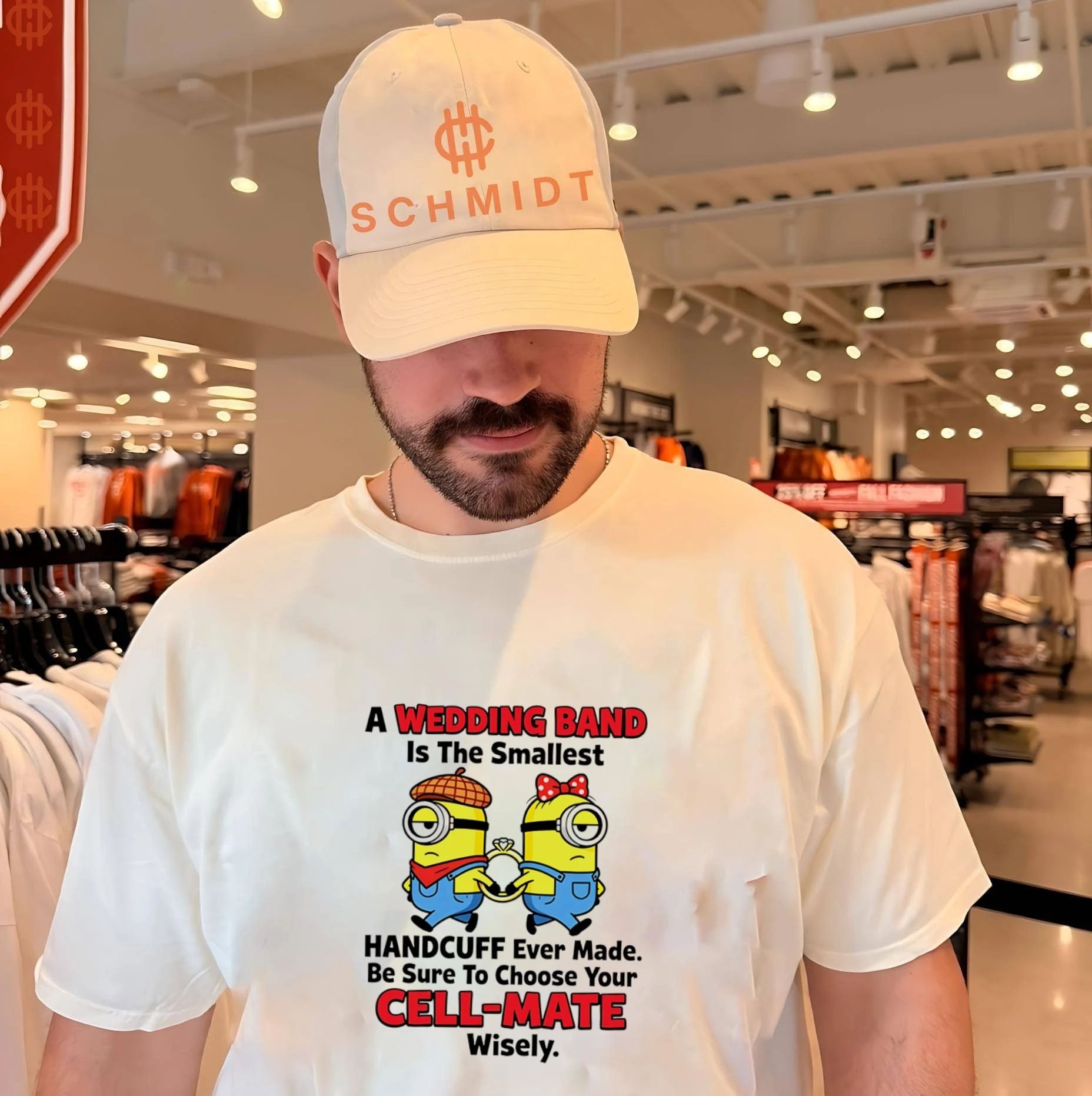 Minion A Wedding Band Is the Smallest Handcuff Ever Made Choose Your Cell-Mate Wisely shirt