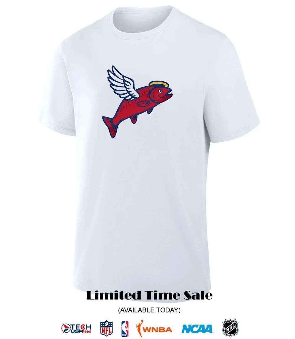 Angel Fish Los Angeles Angels logo shirt