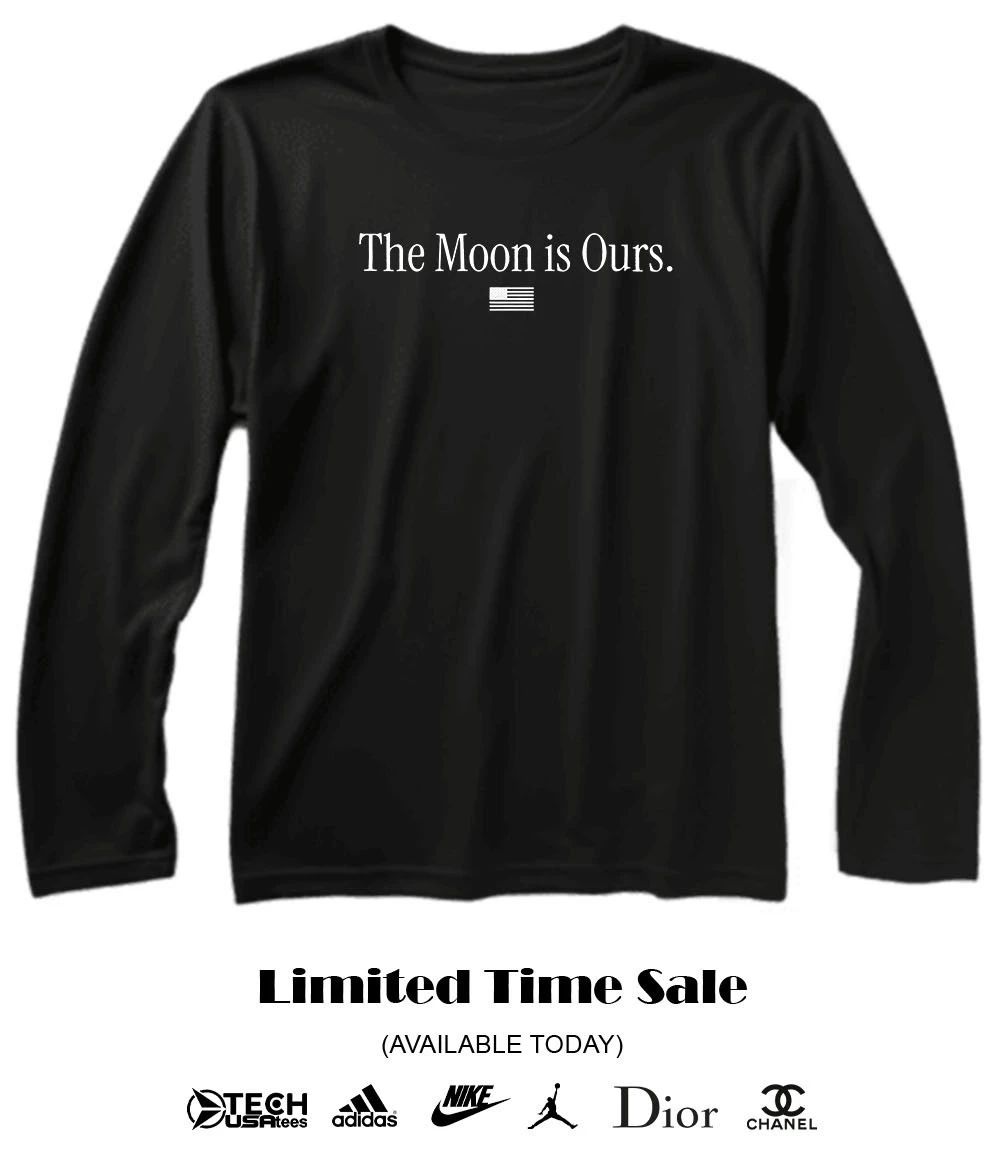 The Moon is Ours flag shirt