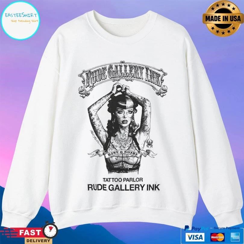 Rude Gallery Ink Tattoo Parlor Dude Gallery Ink T-shirts