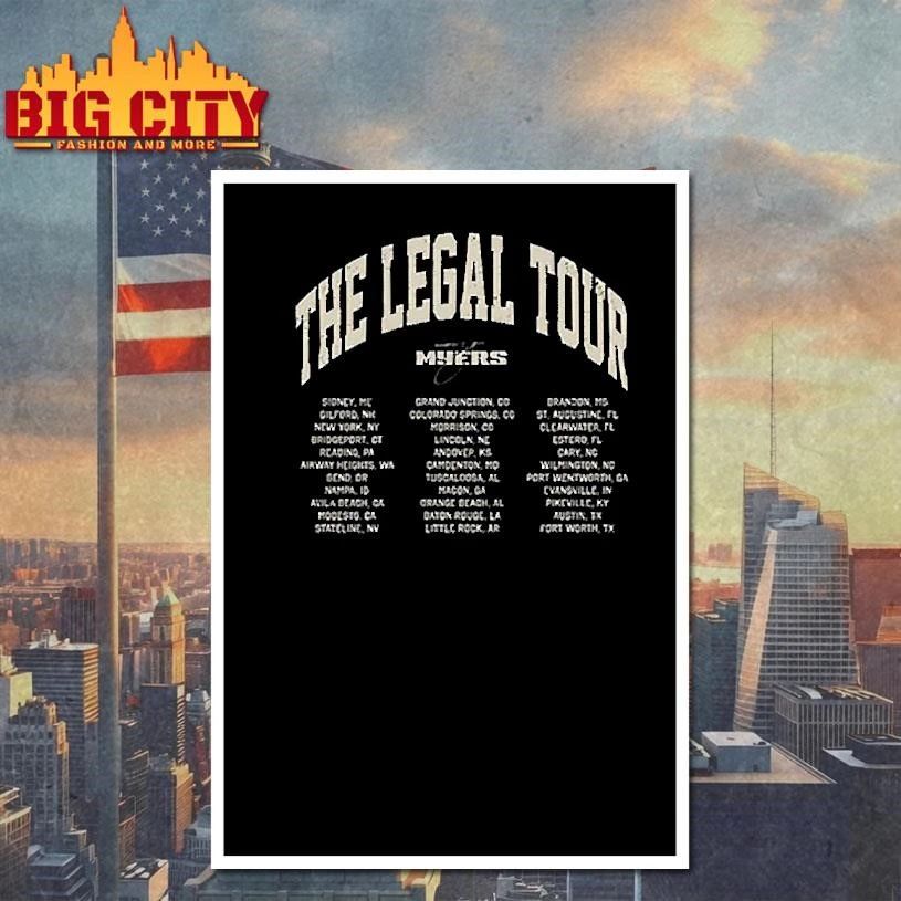 Ty Myers Let Em Talk Legal Tour 2026 Shirt
