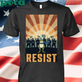 Resist Portland Frog 2025 Sunset T-shirt