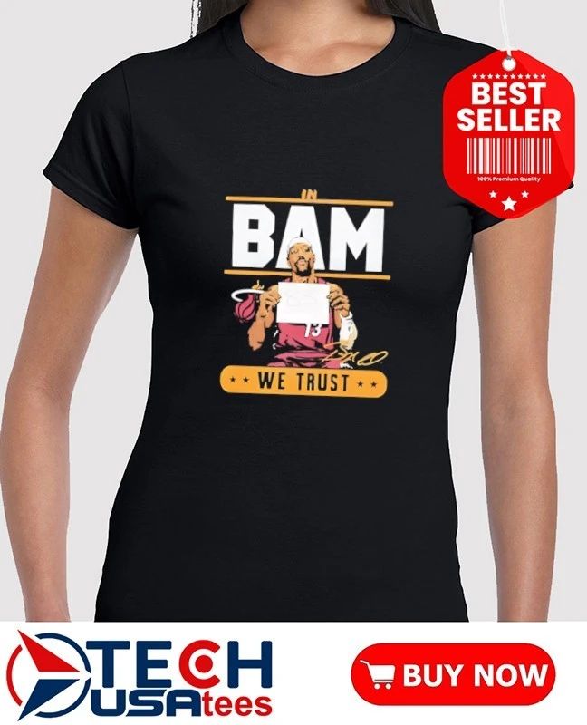 Bam Adebayo 83 Points in Bam we trust signature shirt by teezill