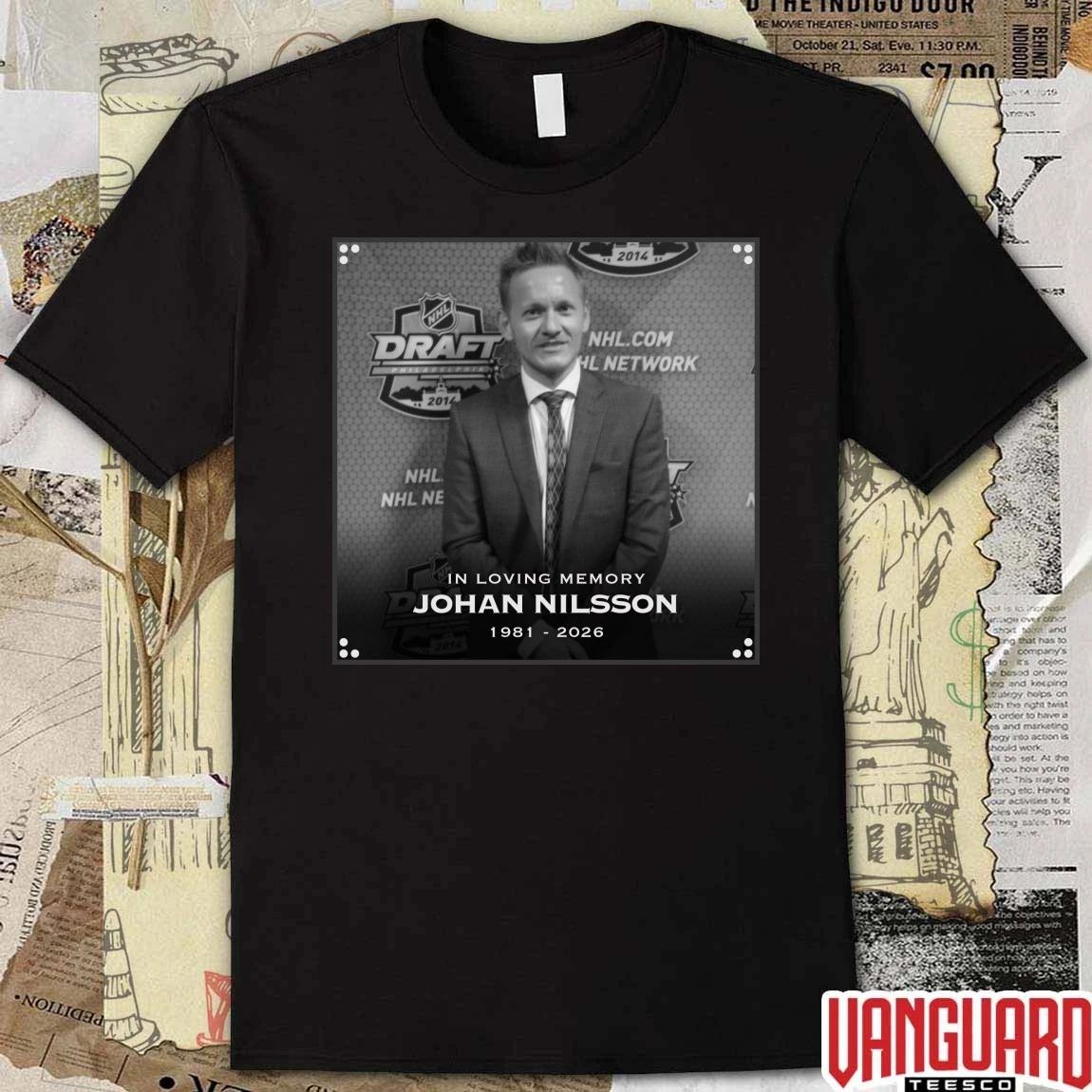 In Loving Memory Johan Nilsson 1981 – 2026 DailyEIHL Poster t-shirt