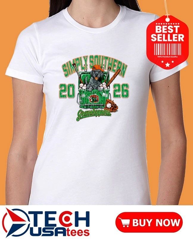 Greensboro Grasshoppers Baseball Simply Southern 2026 vintage logo shirt